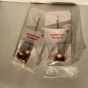 Valentine’s 2024 Target Bullseye’s Playground Metal Tea Steeper set of 2 💕